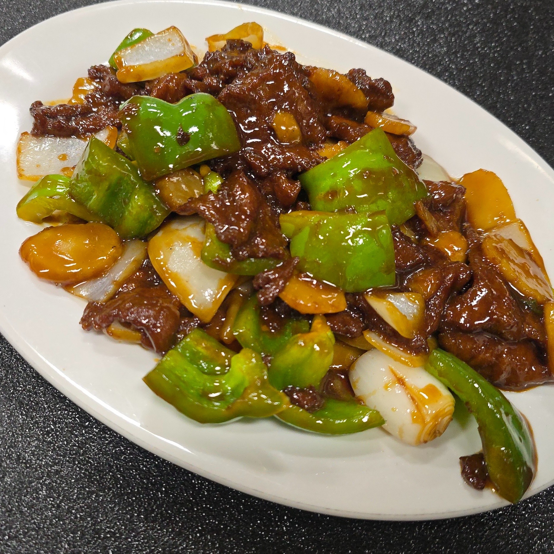 Beef with Green Pepper